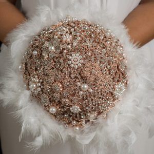 BCR-019 Rosegold Crystal BOUQUET